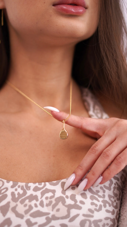 Big Padel Necklace in Sterling Silver