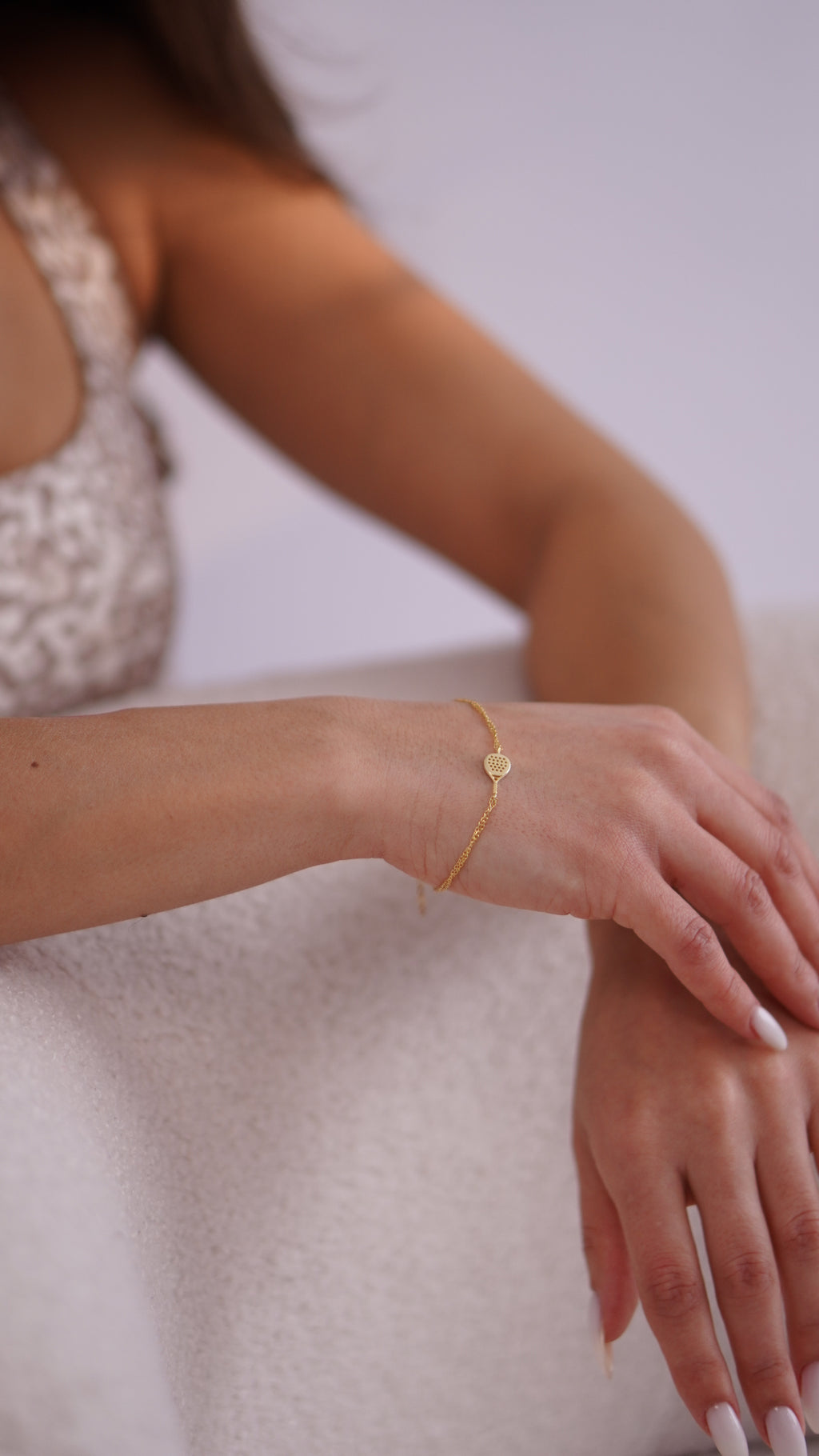 Padel Bracelet in 14K Gold