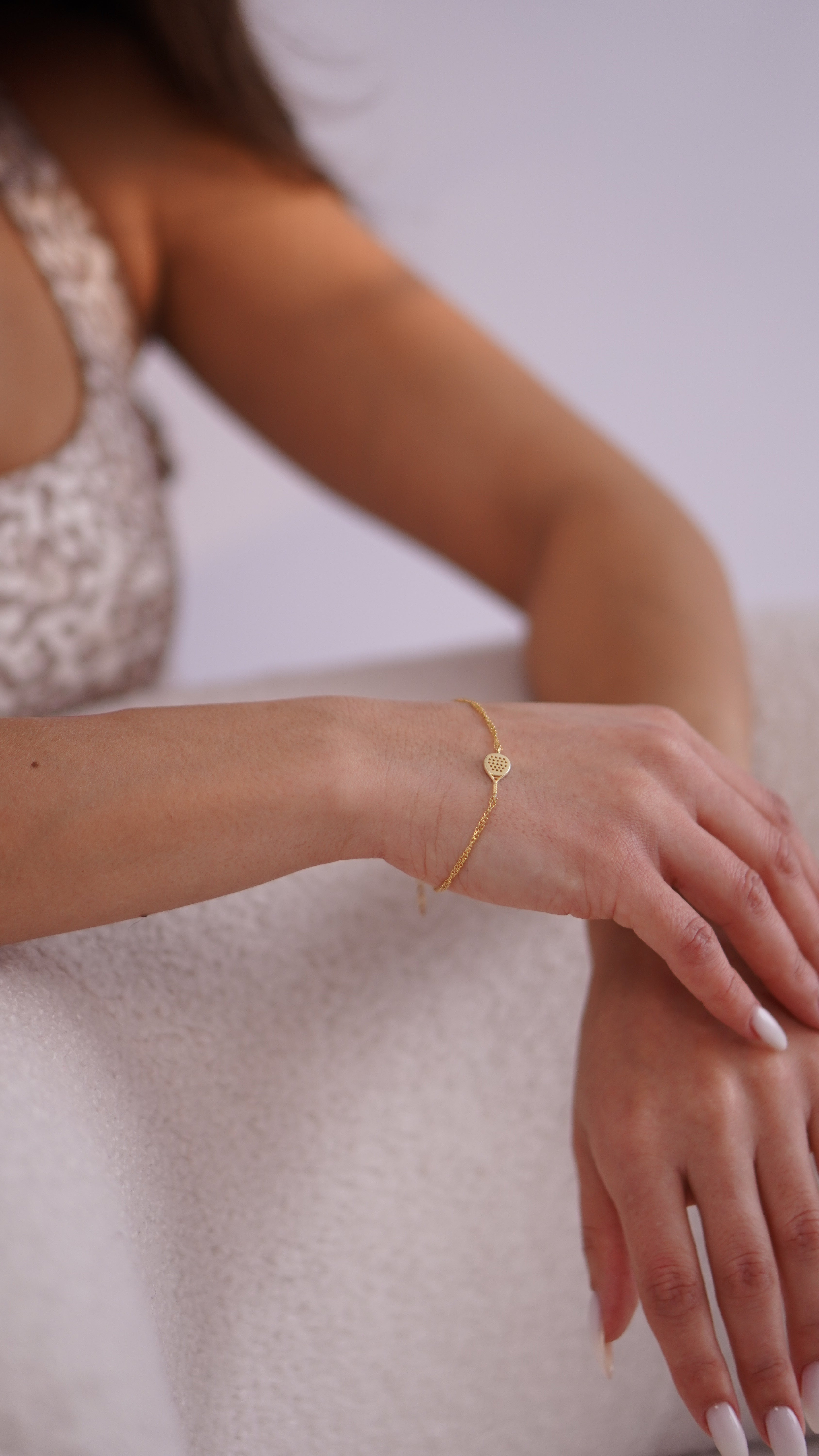 Padel Bracelet in 14K Gold