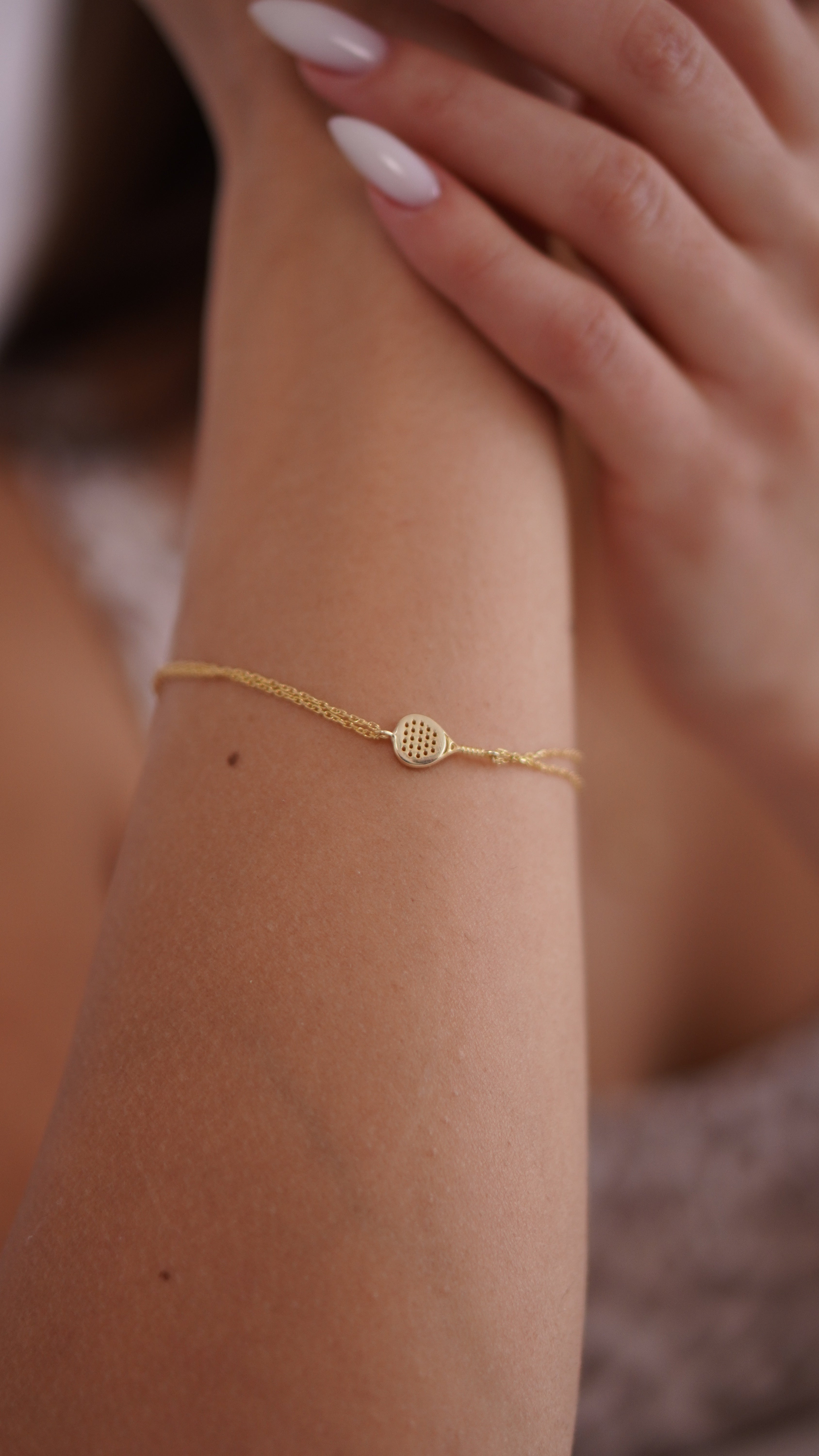 Padel Bracelet in 14K Gold