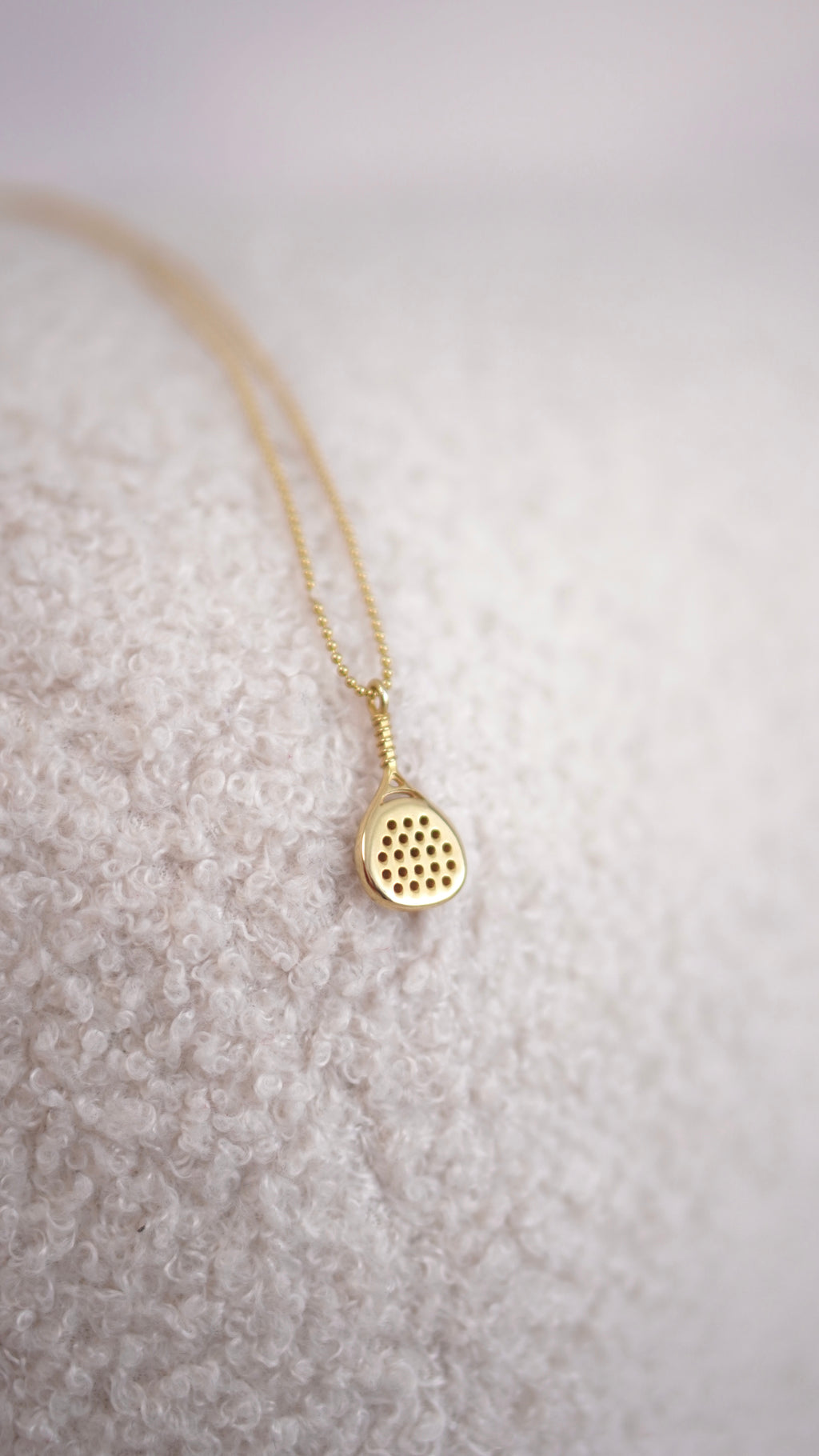 Big Padel Necklace in Sterling Silver