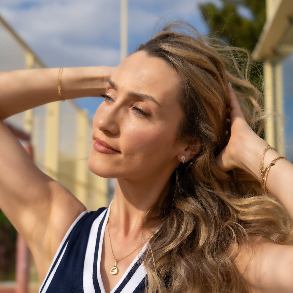 Big Padel Necklace in Sterling Silver