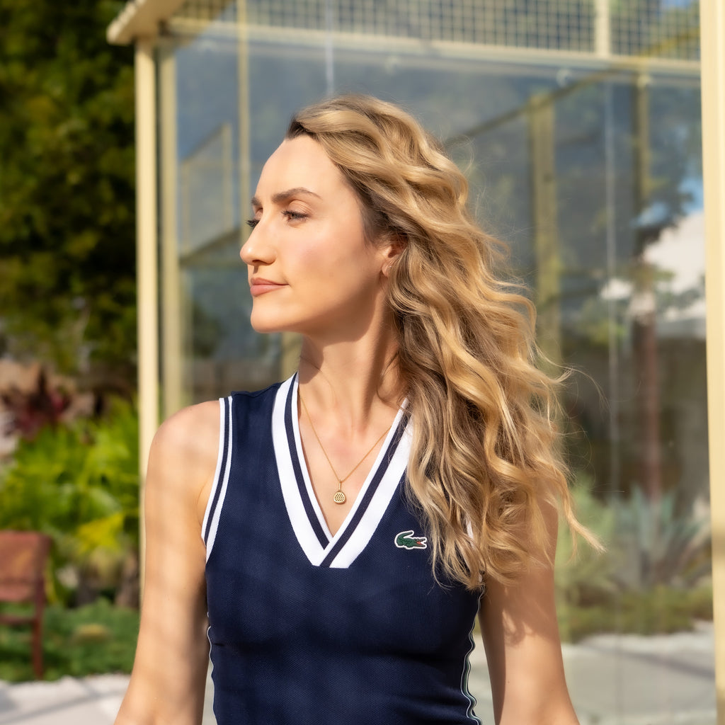 Big Padel Necklace in Sterling Silver